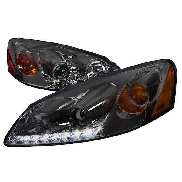 Spec-D Tuning 05-10 Pontiac G6 Projector Headlights - Smoke 2LHP-G605G-RS - main